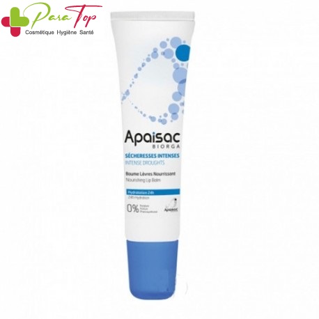APAISAC BIORGA Baume Lèvres Nourrissant, 15ml