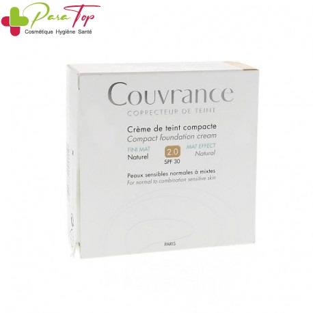 Avene COUVRANCE Compact Fini Mat – N2.5 Beige, 9g