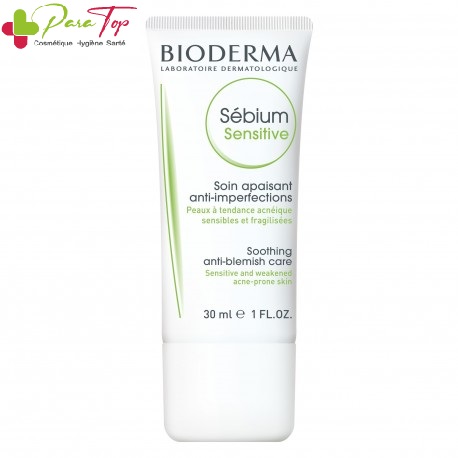 Bioderma – Sebium Sensitive – Soin Apaisant Anti-Imperfections, 30ml