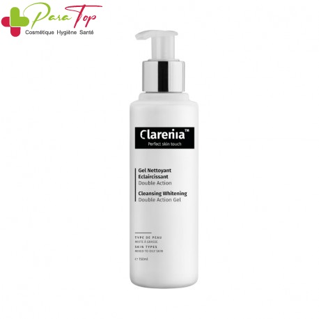 CLARENIA GEL NETTOYANT ECLAIRCISSANT DOUBLE ACTION PMG – 150 ml