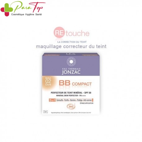 JONZAC BB COMPACT N°02 Doré, 12g