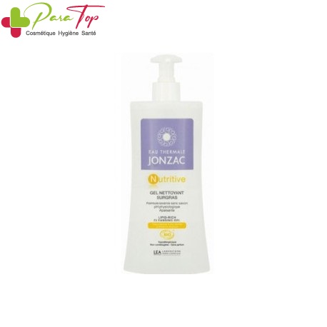 Jonzac Nutritive gel nettoyant surgras, 400ml