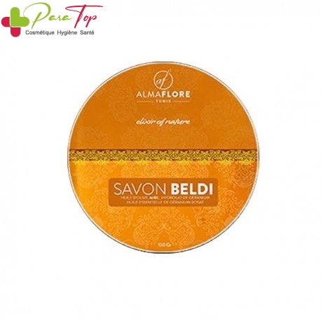 ALMAFLORE SAVON BELDI AU MIEL 150 GR