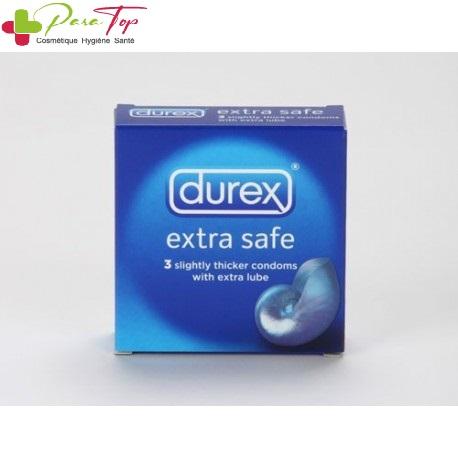 DUREX PRESERVATIF EXTRA SAFE BT 3
