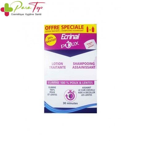 Ecrinal Pack anti-poux lotion+shampooing