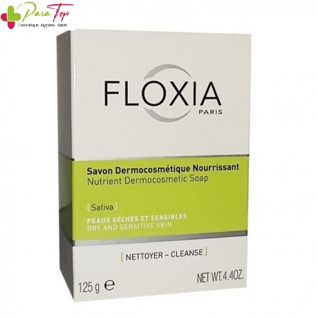 Floxia Savon Exfoliant Nourrissant peau sèche,125 g