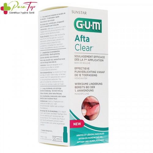 GUM Aftaclear Bain de Bouche, 120 ml